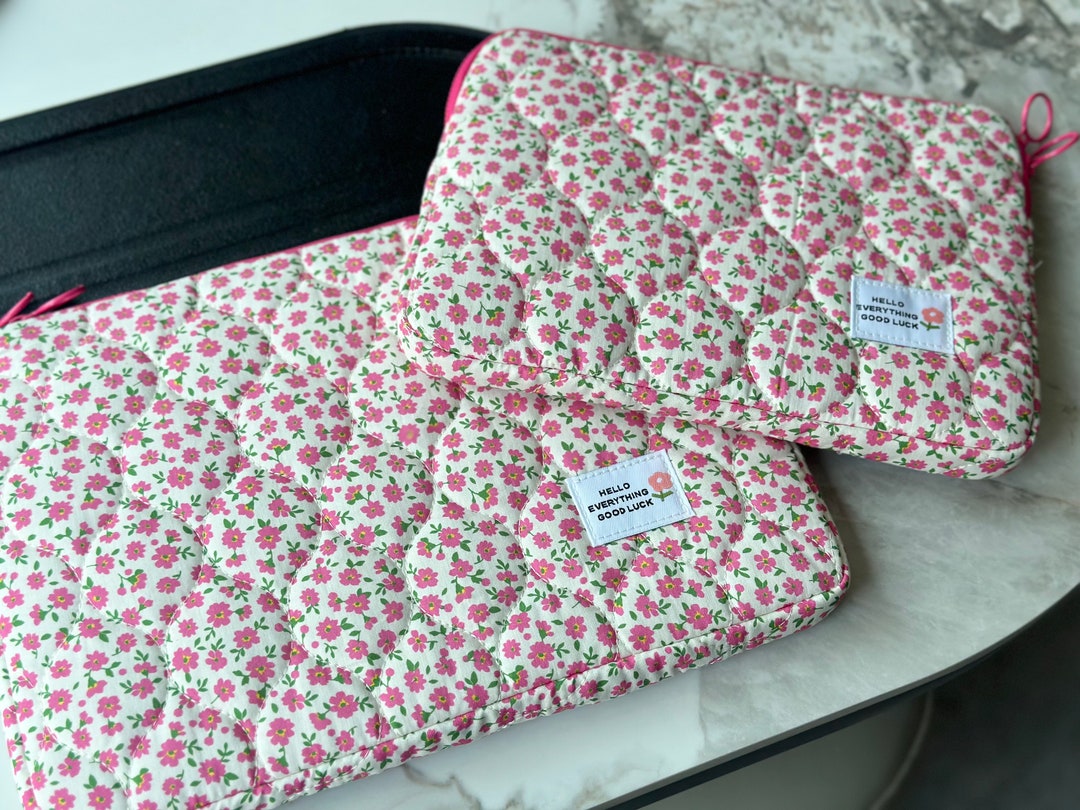 Quilted IPad Pouch pink Floral IPad Air Pro Case flower IPad Sleeve quilted-ipad-pouch-pink-floral-ipad-air-pro-case-flower-ipad-sleeve