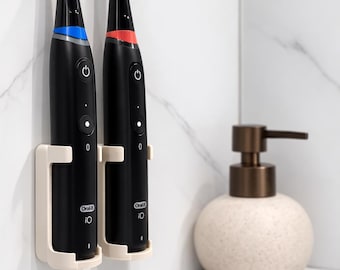 Mounted Toothbrush Holder (No Screws)