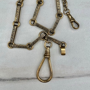 Antique Rolled Gold Enameled Watch Fob