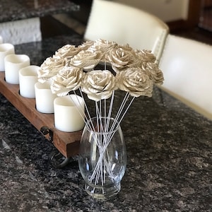 12 Paper Roses - Paper Flowers - Book Art - Book Decor - Book Page Flowers - Book Lover Gift - Anniversary Gift - Thinking Of You Gift