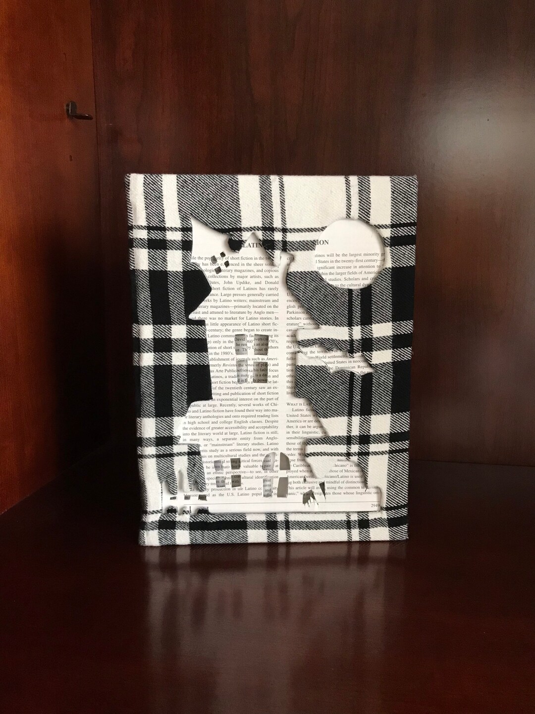 Haunted House Book Art Halloween Decoration Book Art Etsy
