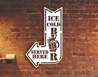 Ice Cold Beer CGSignLab Ghost Aged Brick Premium Acrylic Sign 36x24 Ice Cold Beer CGSignLab Ghost Aged Brick Premium Acrylic Sign 36x24