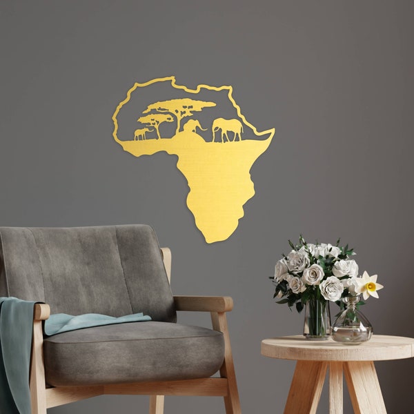 African Map Sign Etsy