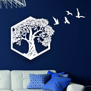 TREE OF LIFE Wood Sign, Wooden Wall Decor, Wall Art, Home Decoration, Wall Hangings, Family Tree Wall Decor, Large Wall Art, Wood Sign