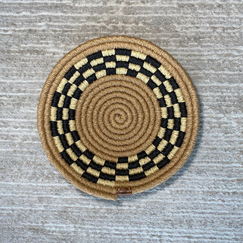 Set of 3 Handwoven Wall Baskets Woven Bowls Wall Hanging Etsy