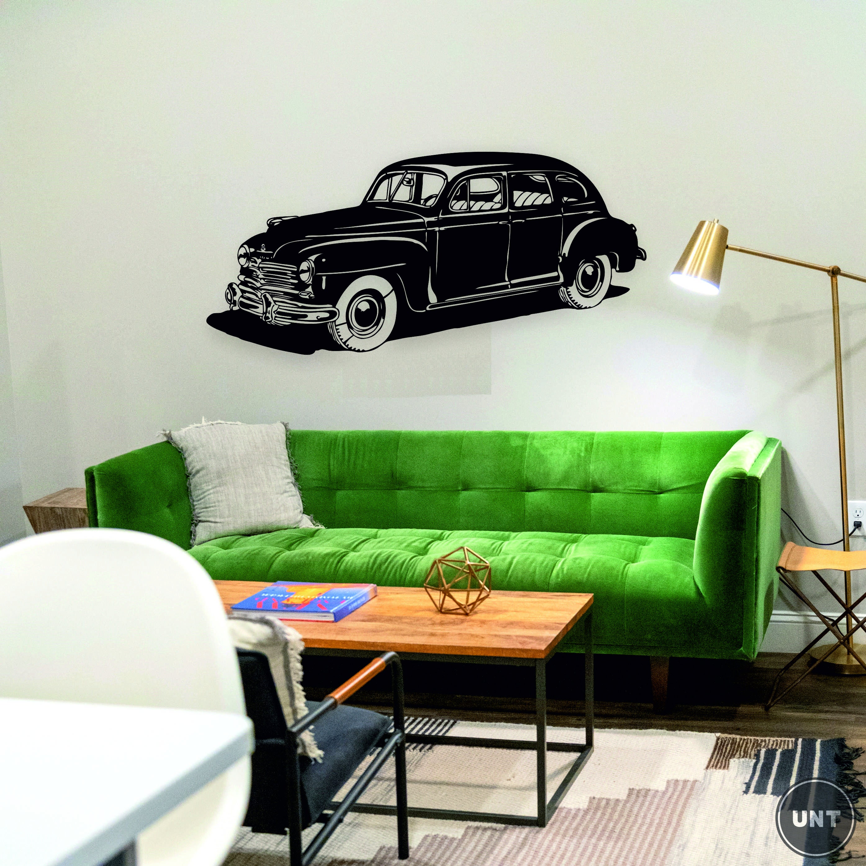 Classic Car Wall Art Old Car Garage Wall Art Wooden Car Etsy