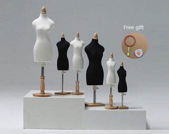 female half scale dress form for sewing dress form model,fully pinnable women tailor mannequin doll,mini dressmaker mannequin display dummy
