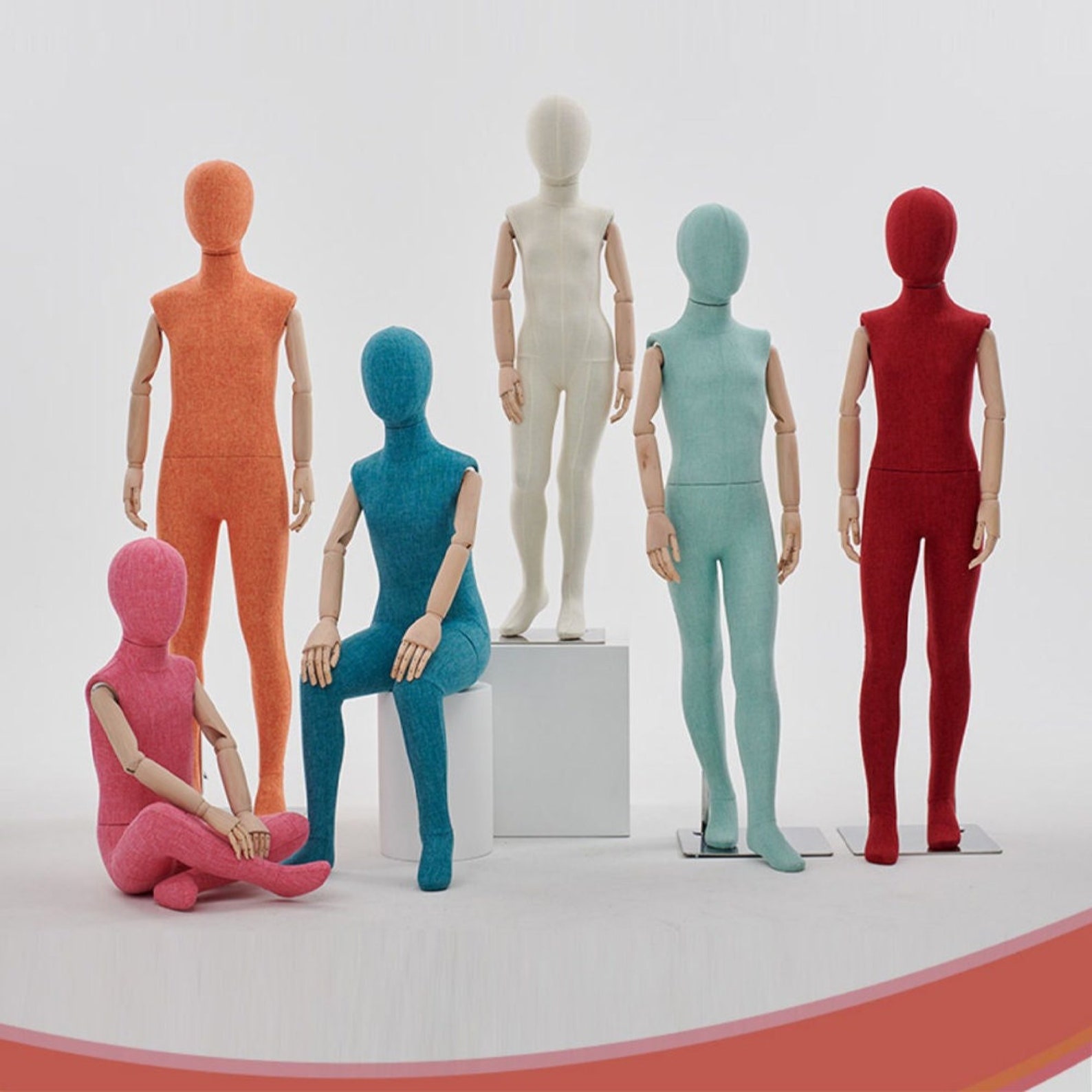 Luxury Colorful Kid Torso Mannequin Full Bodyfiberglass Child Etsy