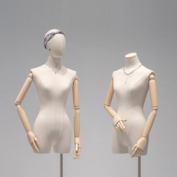 Female Mannequin Dress Form Torso, Display Mannequin Body with