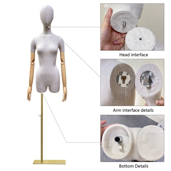 Model Men's Whole Body Dummy Clothing Mannequin Korean Matte White