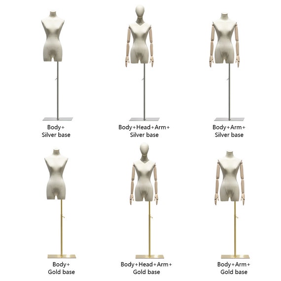 half body female mannequin stand,female half