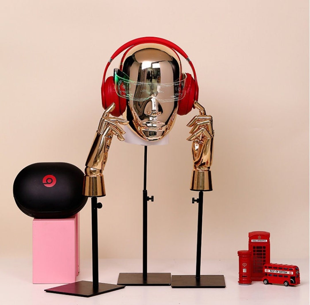 Luxury Golden Mannequin Head for Hat Female Mannequin Head Etsy