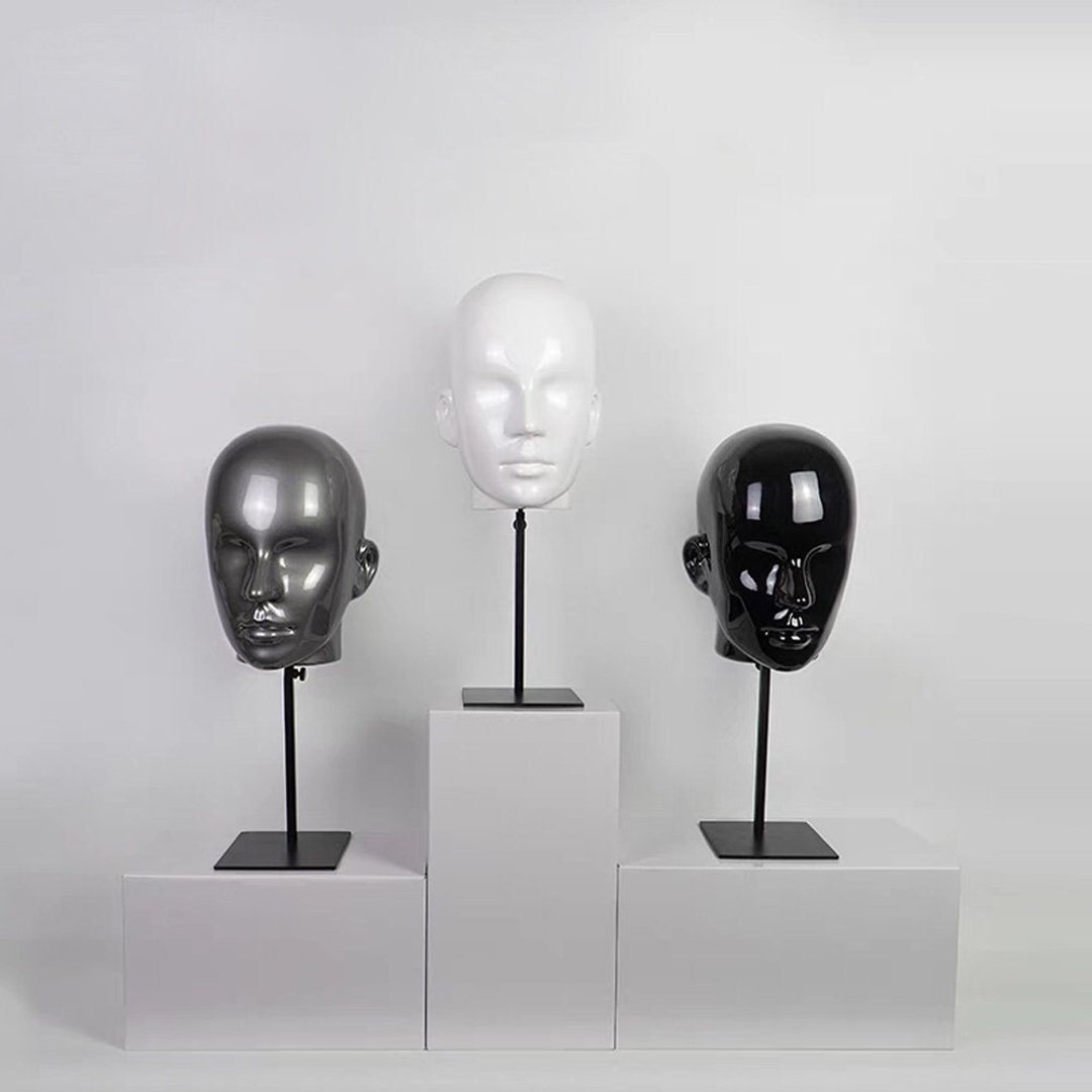 Colorful Male Display Mannequin Head Dress Form,painting Men Torso