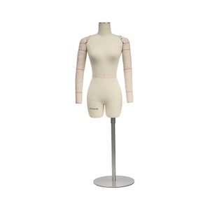 half scale dress form  1/2 size 8 female mannequin couture, pinnable 45cm H NOT ADULT tailor dressmaker dress form 1:2 sewing fabric dummy