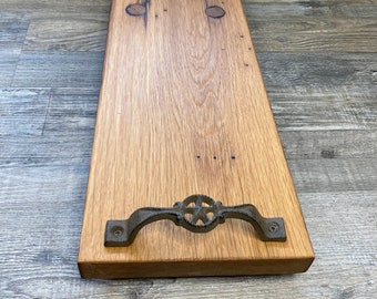 Rustic Solid Oak Charcuterie and Cheese Board