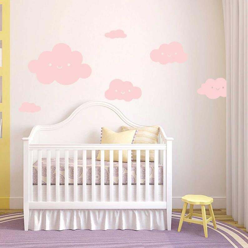 Pegatinas en la nube para pared de vivero o casa decorando | Etsy
