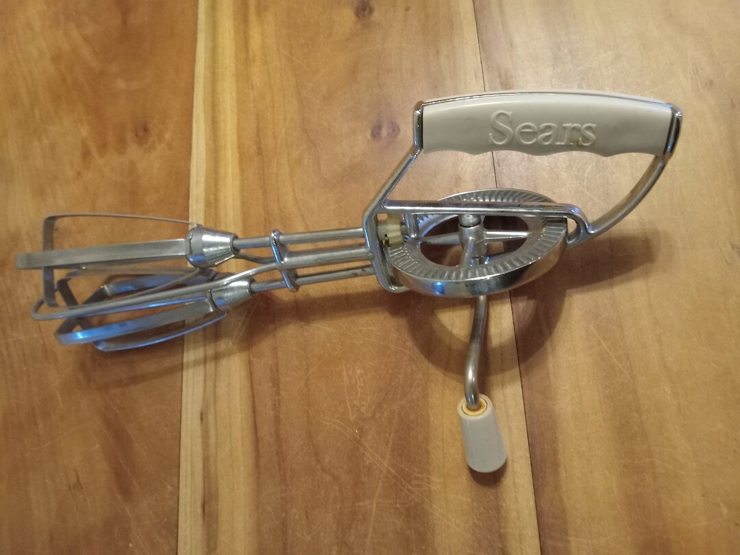 Rare Vintage Sears Hand Crank Mixer Etsy
