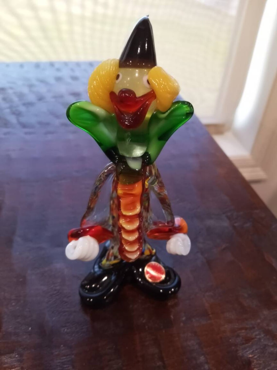 Vintage original Murano glass clown | Etsy
