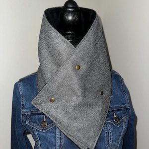 Western neck cowl - cowboy cowl - buckaroo cowl - wool cowl - neck cowl - western neck warmer - western scarf - cowboy scarf - wildrag