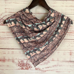 Wild rag / square scarf / bandana / satin scarf / neckerchief