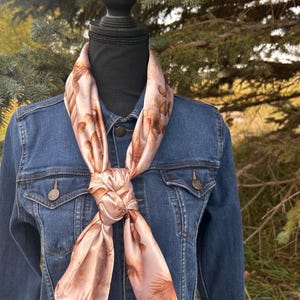 Western Wild Rag Satin Scarf Cowboy Bandana Accessory Style Desert Theme Monochrome Ranch Wear Cactus Pattern Rustic Neckerchief Rodeo Neck Wrap Square Traditional Western Look Authentic Cowboy Gear Stylish Outfit Addition Premium Quality