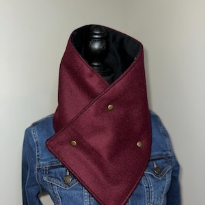 Western neck cowl - cowboy cowl - buckaroo cowl - wool cowl - neck cowl - western neck warmer - western scarf - cowboy scarf - wildrag