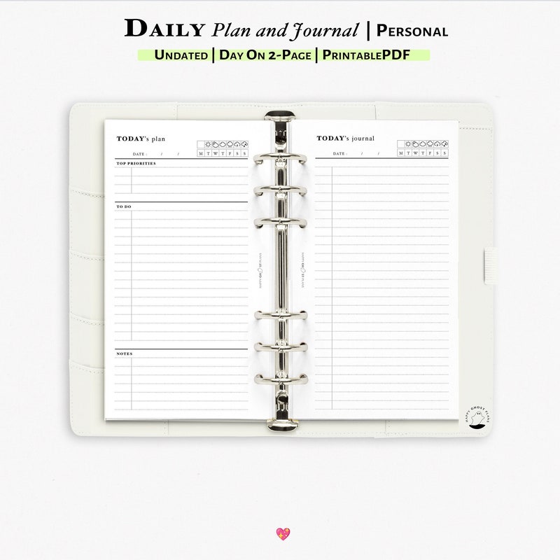 Koop Dagplanner Ongedateerd Pinky