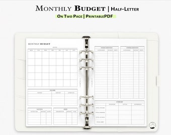 Daily Planner Printable Personal Size Inserts 2D1P Two - Etsy