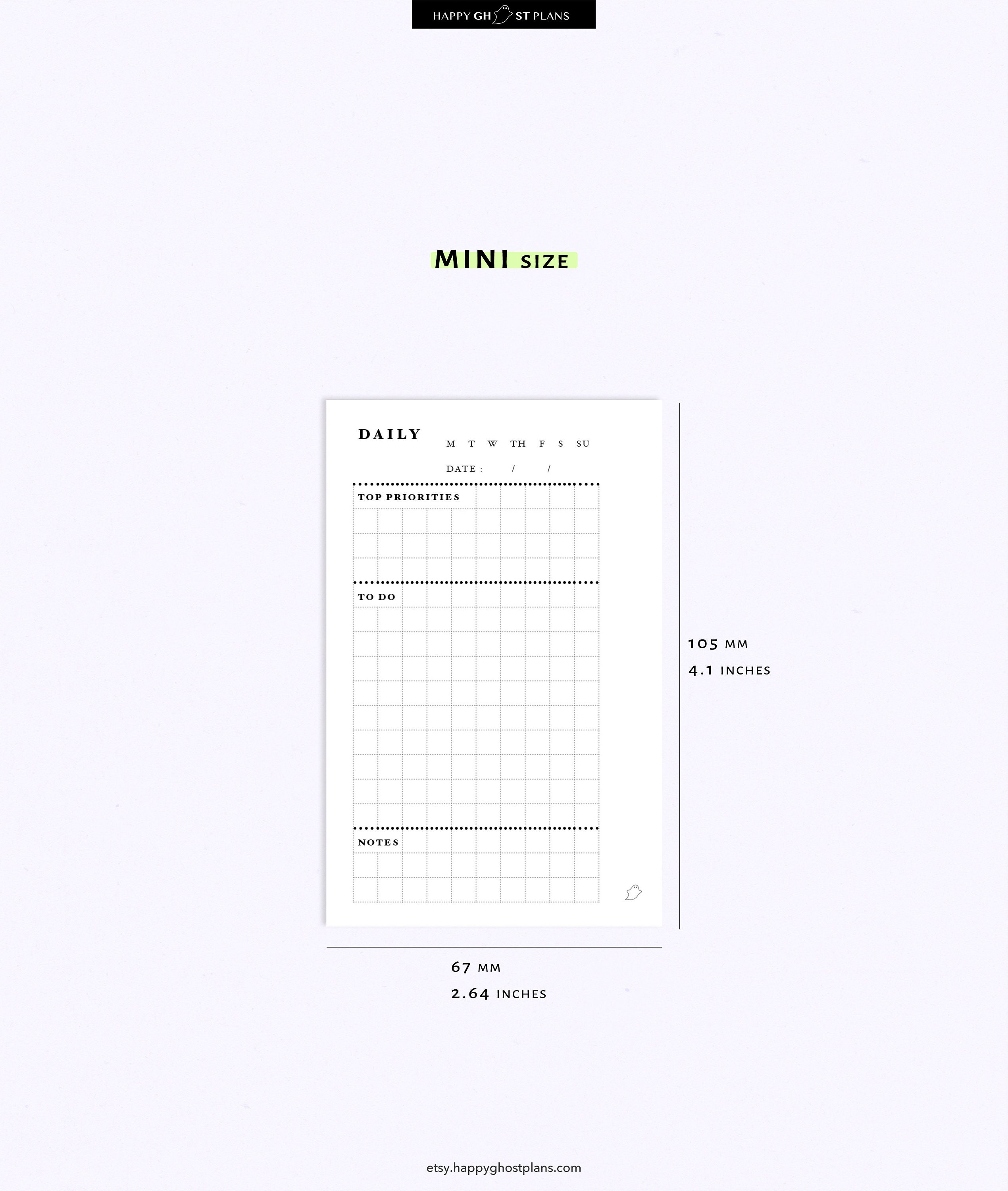 one-page-daily-planner-printable-mini-size-undated-daily-etsy