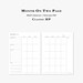Monthly Planner Printable Classic Happy Planner Inserts - Etsy