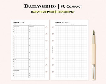 Franklin Covey Compact Printable Note Pages Planner Inserts - Etsy