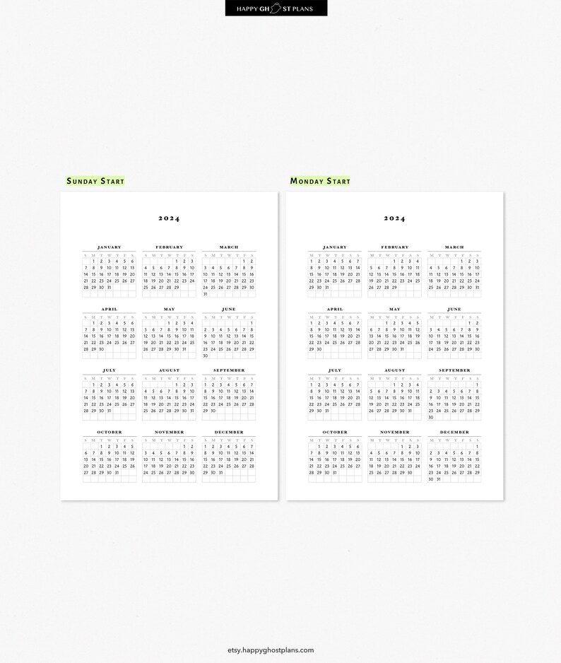 Year at a Glance 2024 2025 Printable - Il 794xN.5567003905 K1bt 