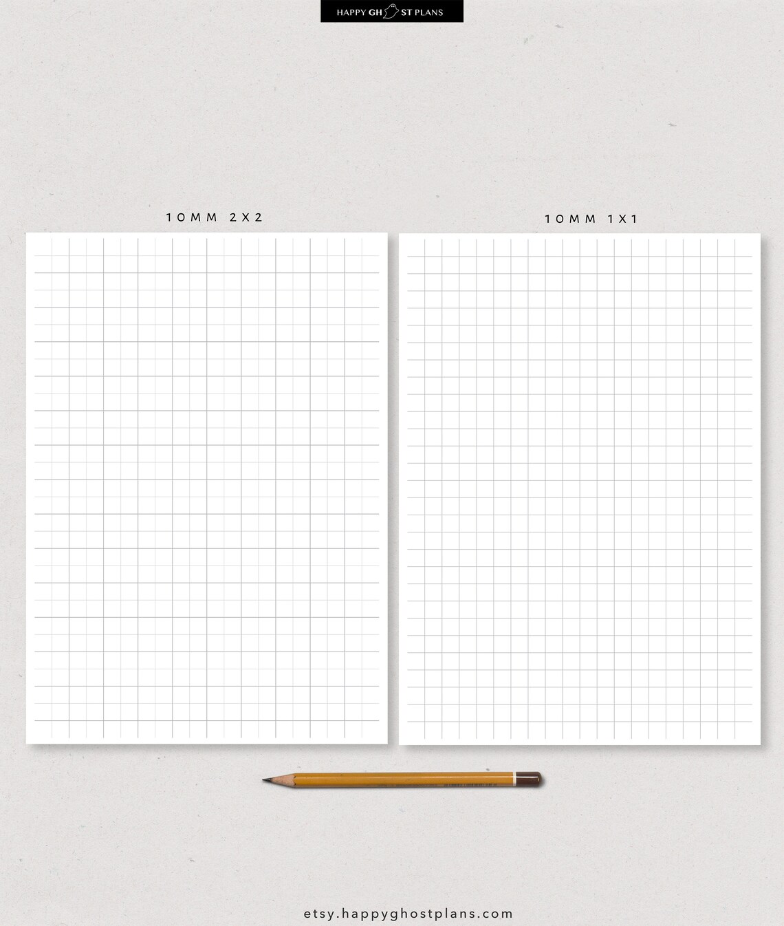 Square Grid and Dot Grid Printable PDF A4 Letter Paper | Etsy