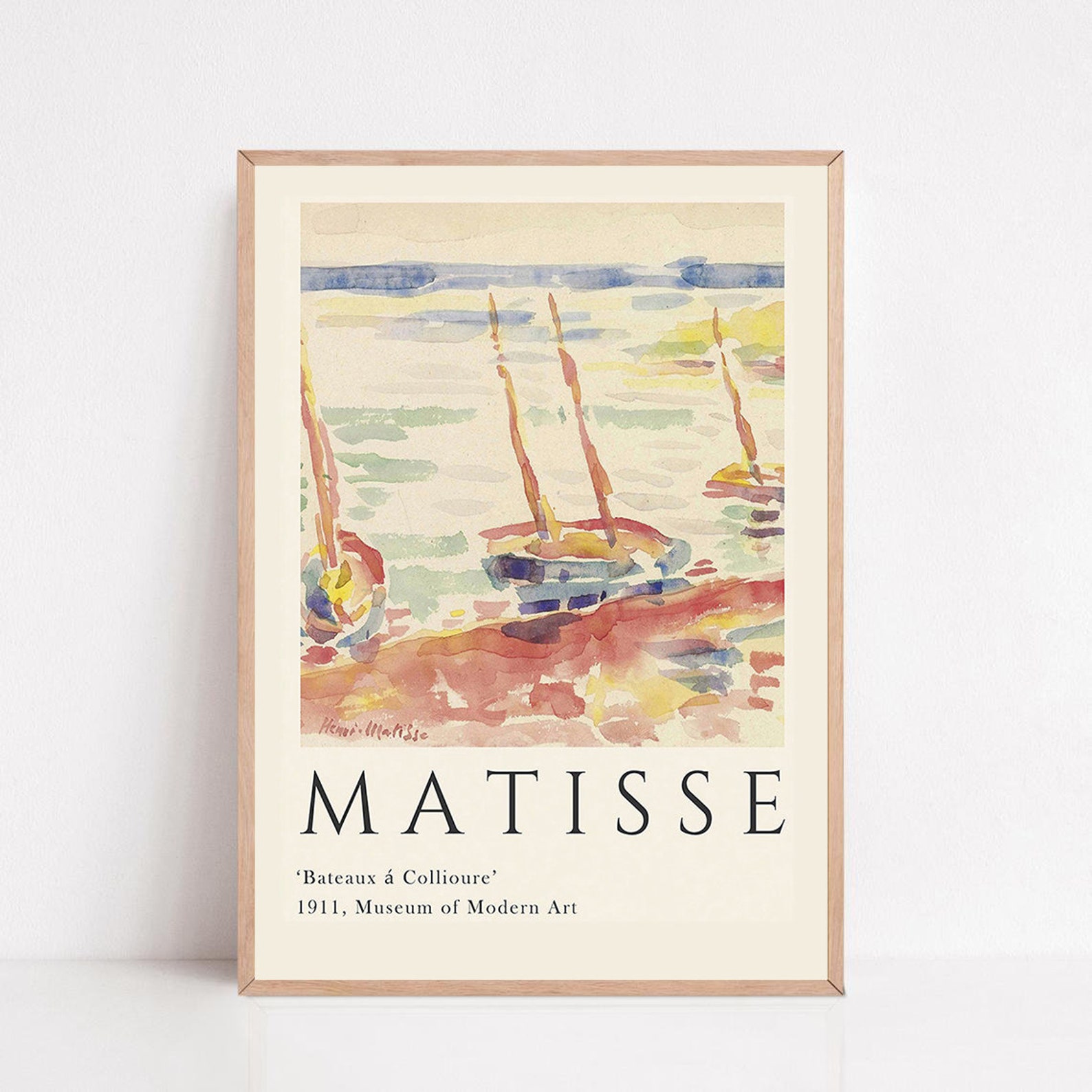 Henri Matisse Boat Print Matisse Art Print Matisse the cut Etsy