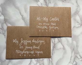 Envelope Addressing | Hand Written Envelopes | Calligraphy | Wedding Invitation Envelopes | Graduation | Ink Pen
