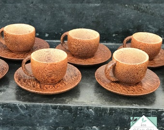 Coconut Wood Tea Cup, Eco gift, Eco friendly Unique Tea Cup