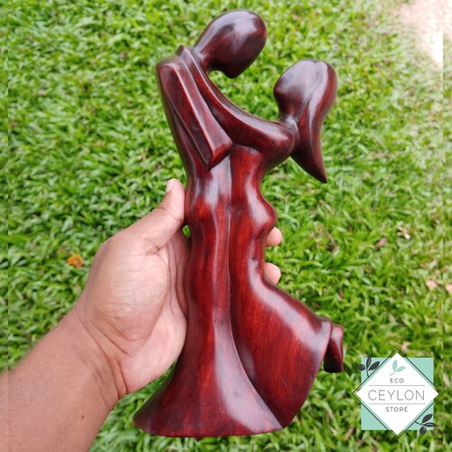 Embracing couple Wood Carving Statue Handmade Wooden outlet Lovers couple Carving Hand Carved, Anniversary Gift, Romantic gift