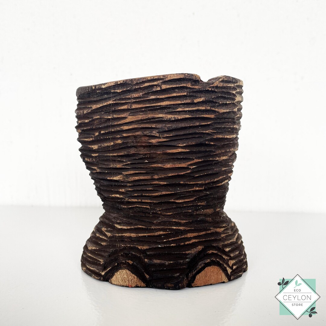 Hand Carved Wooden Elephant Foot Ashtray, Elephant Ashtray Etsy