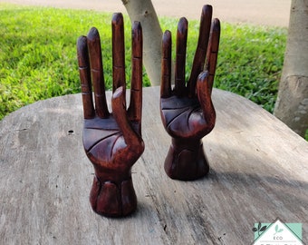 Wooden Hand ,Vintage Hand, Wood Carving , Wooden deco , Art & Collectables