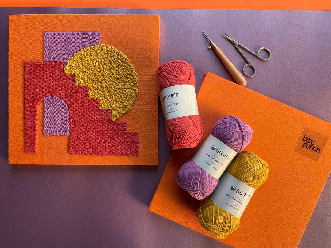 Complete Beginner Punch Needle Kit / Punch Needle Starter Kit / Craft