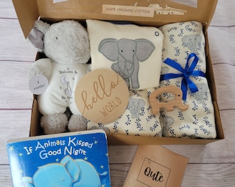 NEW ORGANIC Qute  gift box. Neutral, baby boy or baby girl