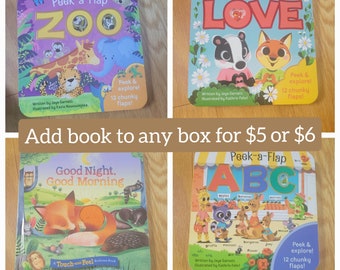 Add a baby book to any box!