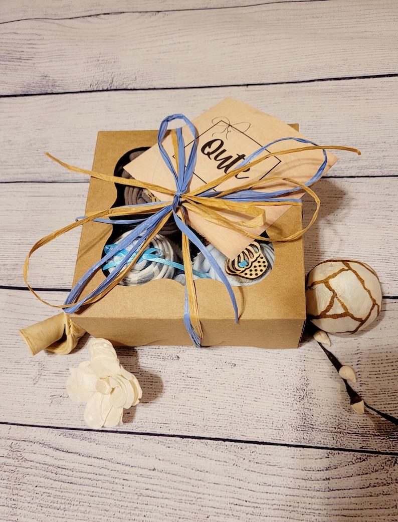 Qute Baby Boy bodysuit Cupcake gift box option to add Personalized clip with name, image 6