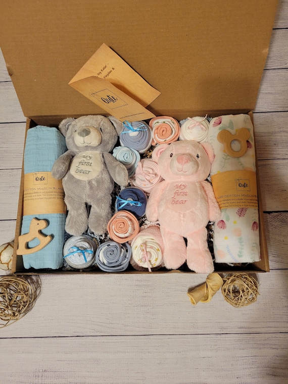 Large Twins Qute Gender Neutral / Boy / Girl Baby Gift Box 6 - Etsy