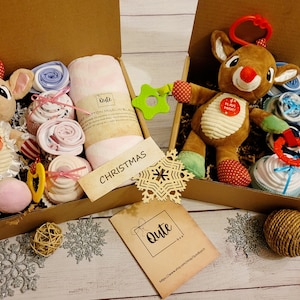 Qute Unisex / Gender Neutral / Boy / Girl Baby Gift Box , 2 Baby ...