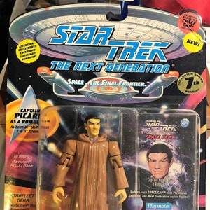 1994 Playmates Star Trek Next Generation Capt. Picard as a Romulan Figure