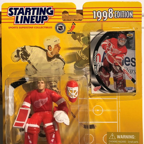 1998 Kenner Starting Lineup 1998 Detroit Red Wings Chris Osgood NHL Figure