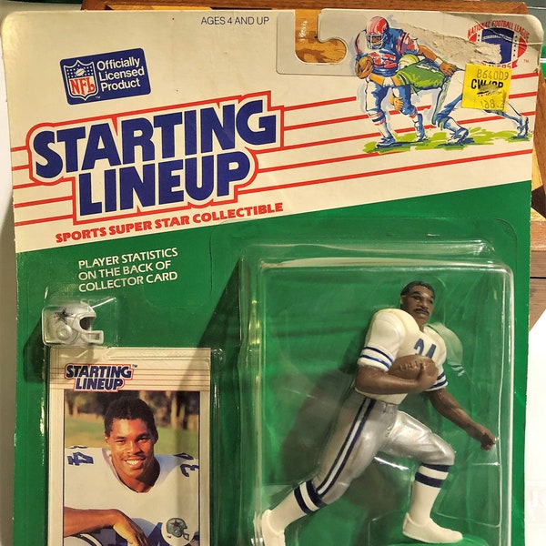 1988 Kenner Starting Lineup Herschel Walker Dallas Cowboys NFL