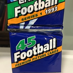 1993 Serie 1 Topps Football Karten Set von 45 Football Sammelkarten