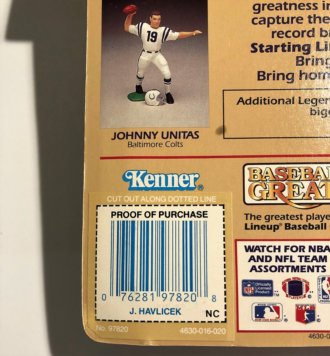 starting lineup legends collection